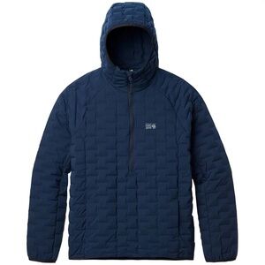 Mountain Hardwear Stretchdown Pullover Hoody - MS / WM Navy Blue